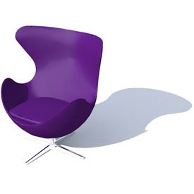Egg Armchair 3D Object | FREE Artlantis Objects Download